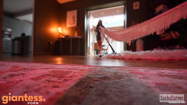 Sasha Curves - Giantess Indulgence: Licking Ice Cream and Seeking a Tiny Man