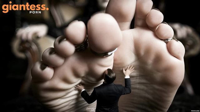 Goddess Amber Zera - Giantess Goth Queen Butler: Tiny Worshiper of Her Feet