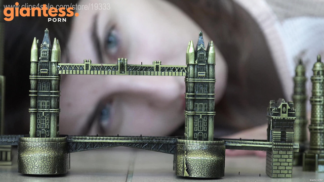 GSFCreator - Giant Sofi Tries to Destroy Shrunken Monuments With Her Feet
