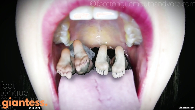 Foot Tongue Mouth and Vore - Failed Foot Massage That Sealed Your Fate With a Giantess