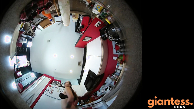 Ginary's Giantess Adventures - You Too Small to Escape: Sasha Foxxx’s Dinner Plan