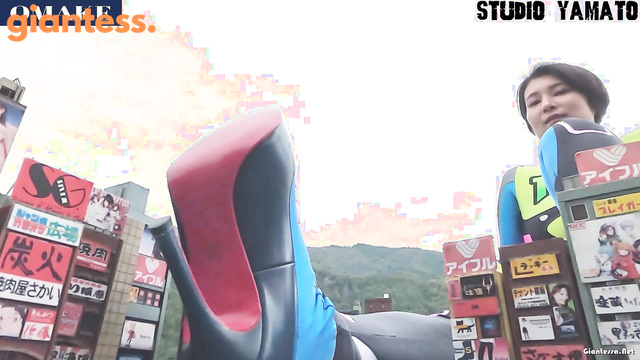 Studio Yamato - Beneath Shizuka: Tiny City Meets a Costumed Femdom Giantess