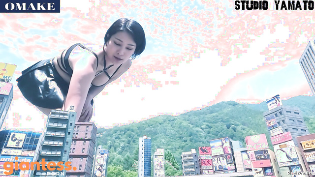 Studio Yamato - Goddess In Leather Skirt Have Pretty Ass: Eating Tiny Voyeurs Citizens