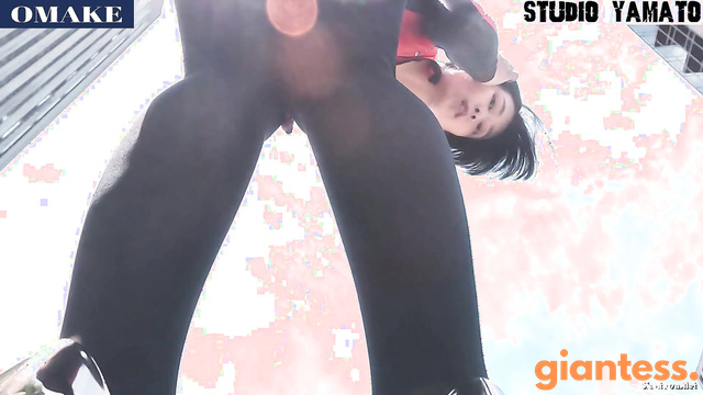 Studio Yamato - Slow-Mo Booty Slam: Giantess in Nylon Destroys Skyscrapers