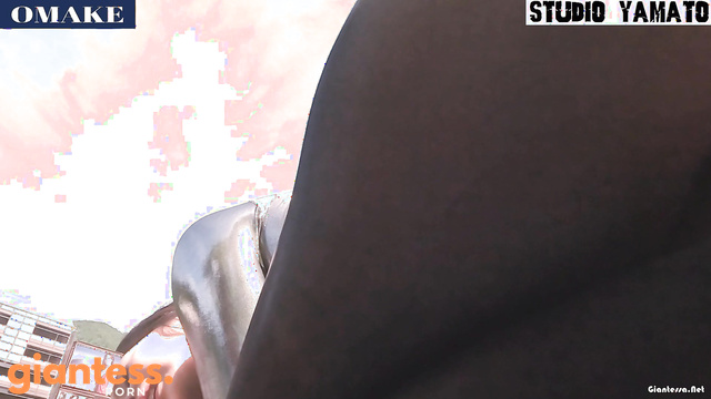 Studio Yamato - Playing With Miniature Buildings: Giantess in Nylon Suit