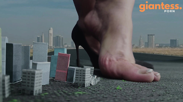 Giantess Goddess Alena - Tiny City Annihilation By Huge Farting Giantess Booty