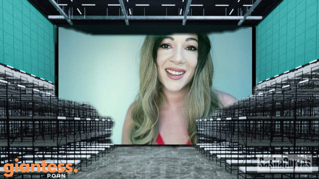 SashaCurves - Curvy Giantess in Red Lingerie Invites Her Tiny Fans to Play