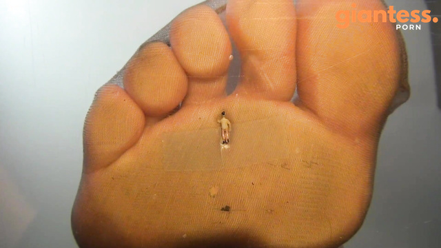 Southern Giantess - You Can Have Fun With My Tiny Slave In Silk Pantyhose