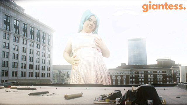 GiantGhost - Fat Giant Couple Marco & Lucya Handjob And Cumshot Compilation In The City
