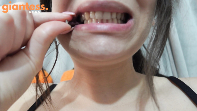 Like Candy in Her Mouth: Giantess Stepsister And Tiny Stepbrother
