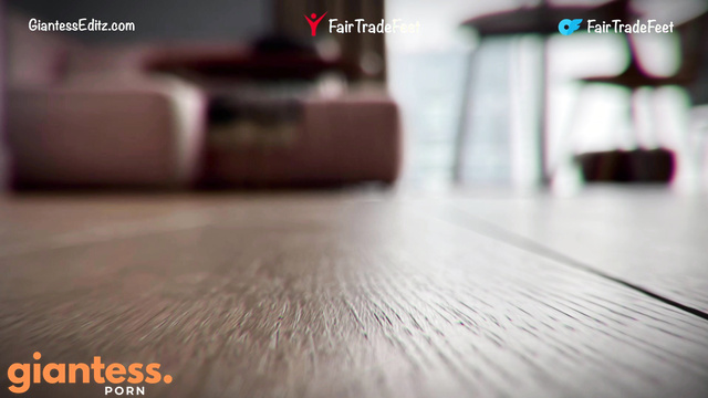 FairTradeFeet - Horny Giantess Size Comparison: Tiny In The Jar Fair Trade Fuck Part 1