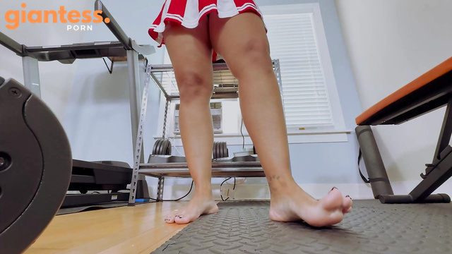 Vore Vixens - Giantess Cheerleader In Gym Gives Snack A Stress Test by Enchantress Sahrye