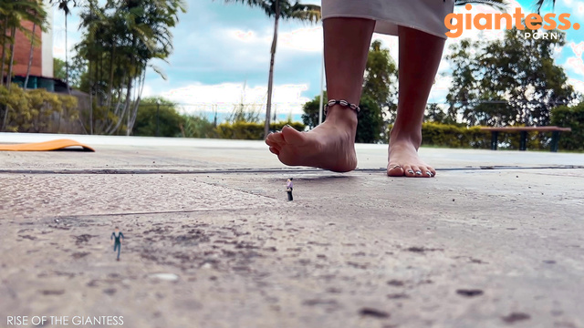 Rise of the Giantess - Crushing Therapy Giantess Andrea At The Pool In Bikini