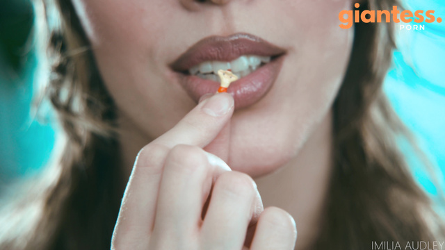 Imilia Audley - Masturbation With Tiny Snack-Sized Man Versus Hungry Giantess