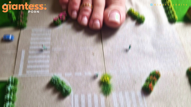 Giantess FootyQueen - Macro Destruction By Huge Toes In Extreme Squid Games Part 3