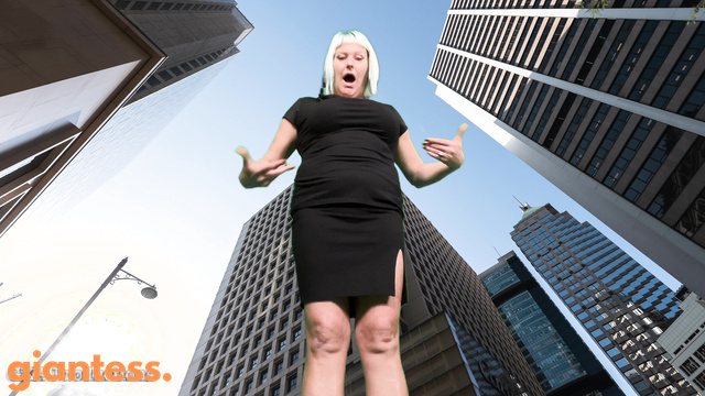 Ginary's Giantess Adventures - Growing Problem In The City: Jenni Foxx Want To Destroy Town