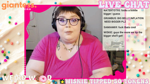 Woods Kink Cafe - Greedy BBW Camgirl Gets Breast Inflated After Any Tips
