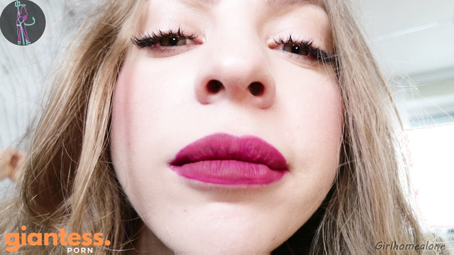 Girlhomealone - Giantess Always Hungry: Slowly And Sensual Chewing Gummy Bears