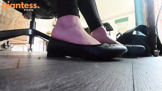 Giantess Lady Soles - Huge Office Lady Unaware Crushing Bugs With Her Powerful Toes