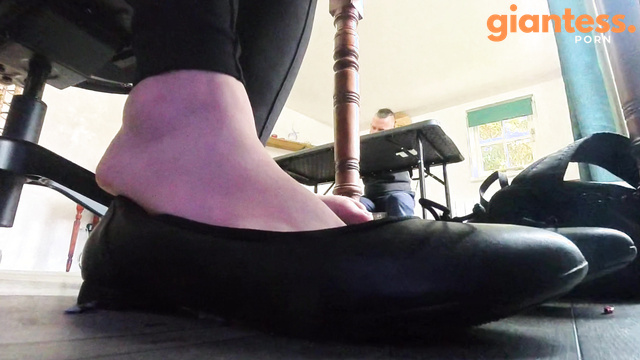 Giantess Lady Soles - Huge Office Lady Unaware Crushing Bugs With Her Powerful Toes