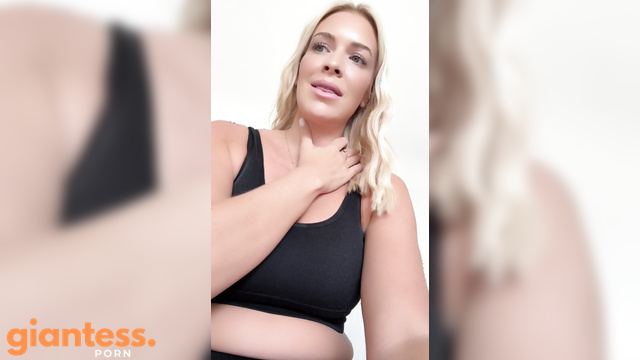 Blonde Penny Takes Growing Pills And Turns Into a Giantess: First Move is To Destroy Village