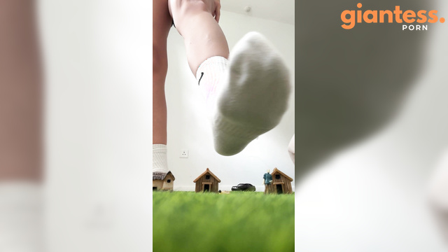 Blonde Penny Takes Growing Pills And Turns Into a Giantess: First Move is To Destroy Village
