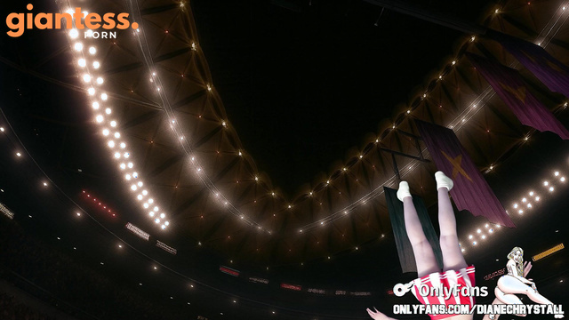 Diane Chrystall - Watch My Giant Body Inflate While This Space Jam Beauty Swallows You