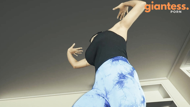 Giantess Latinas - Enormous Growth Potion In Kira Small House: Huge Boobs Reveal