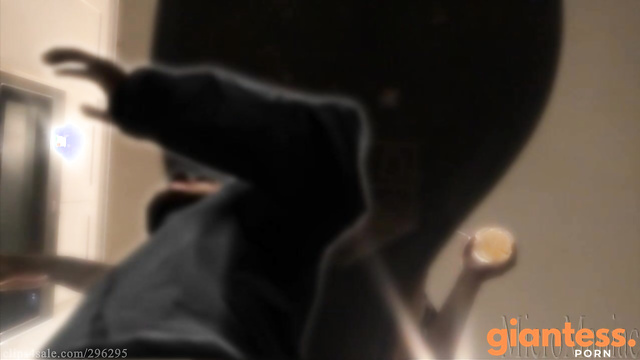 MicroMania - Crushing Power Of Black Heels By Giantess Goddess Walking Around