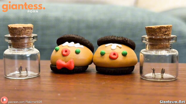 Salome Toes - Tea Time For A Giantess: The Tasty Tinies Trapped In Her Glass Jar