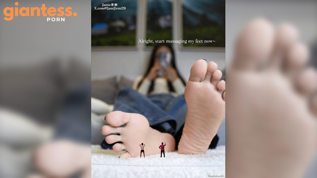 Jamie Feet - Perfect Soles Worship: The Shrunken Foot Slaves Serve Their Queen