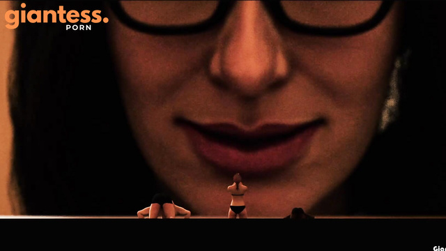 EleGTS - Professional Giantess Secretary Uses Her Glasses For A Close Inspection
