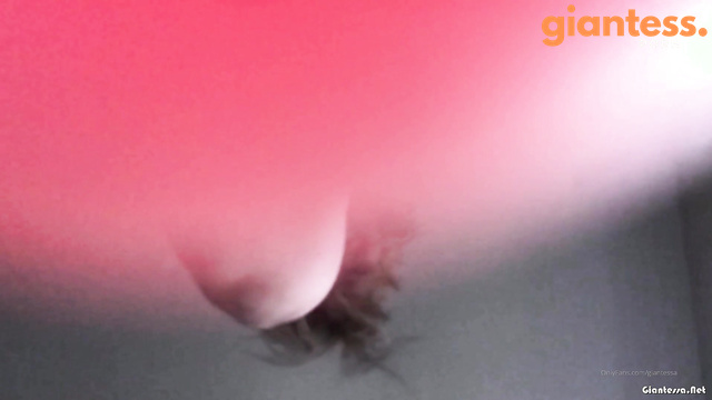 Slow Motion Unaware Walk: A Busty Giantess In A Bikini Doesn't See You