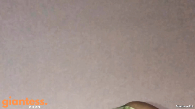 Slow Motion Unaware Walk: A Busty Giantess In A Bikini Doesn't See You
