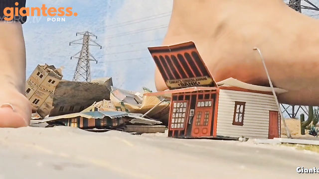 Goddess Lolla - Smashing Little Village: A BBW Giantess Latina Levels The Town Today