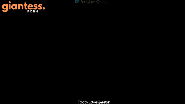 Giantess EditZ - Macrophilia With Goddess Footy Queen: Worship Her Soles By Boyfriend Part 1