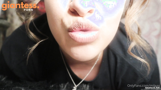MilaaP - Found Tiny In My Slipper: My Perfect Lips Will Taste Little Snack And Swallow Him