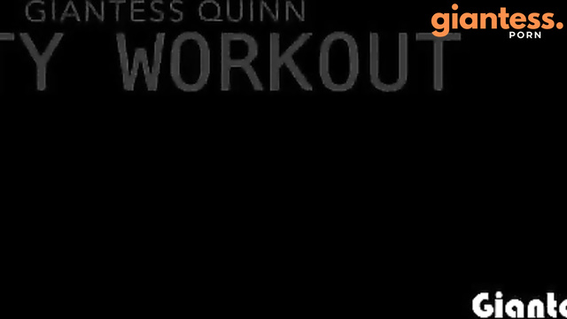 Giantess EditZ - City Workout With Sporty Quinn: New Black Pants Smash Town