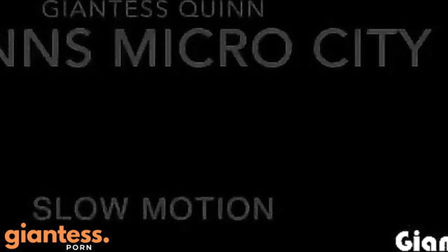 Giantess EditZ - Mad Quinn Giantess Stomping And Ruin This Micro City By Her Soles