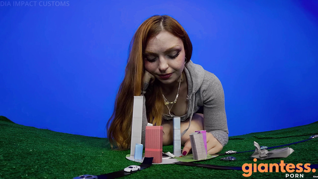 Media Impact Customs - Giantess Noelle Crushes Tiny City During Her Mega Urban Renewal Project