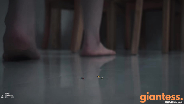 Giantess Demoness Playing With Her Tiny Preys: Mini People Can't Run Away