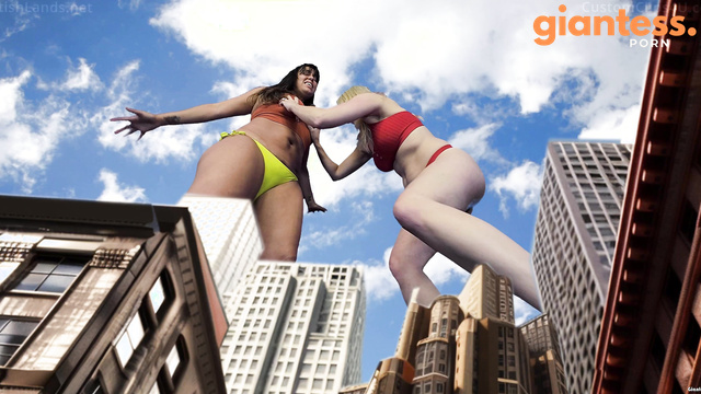 Media Impact Customs - Rumble Fight Between Two Curvy Giants Megan Vs Keri