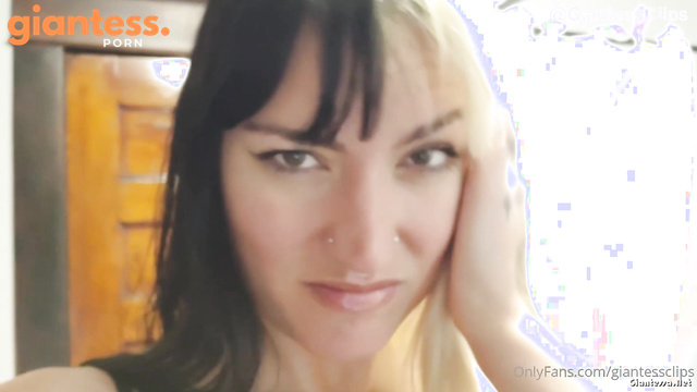 Larger Than Life - Beautiful Black & White Titania Is Playing With You Just Like A Little Toy