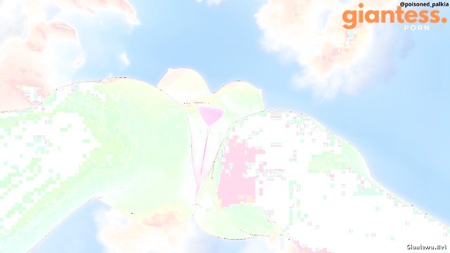 Poisoned Palkia - Angry Giga Pink Sakura Crushes The Innocent City In A Path Of Ruin