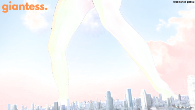 Poisoned Palkia - Angry Giga Pink Sakura Crushes The Innocent City In A Path Of Ruin