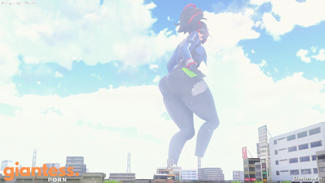 Poisoned Palkia - Thick Booty Of Giga Zhuyuan Crushes The Whole Town In One Big Sit