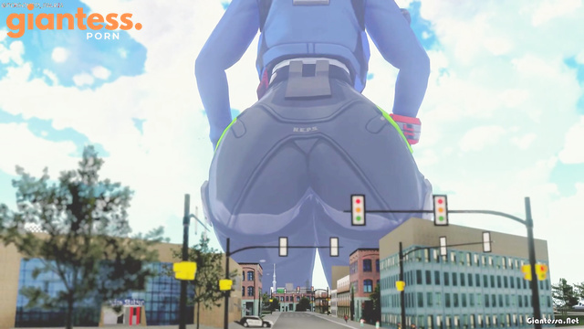 Poisoned Palkia - Thick Booty Of Giga Zhuyuan Crushes The Whole Town In One Big Sit
