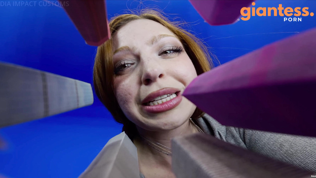 Media Impact Customs - Giantess Noelle Performs A Mega Urban Renewal By Crushing The City