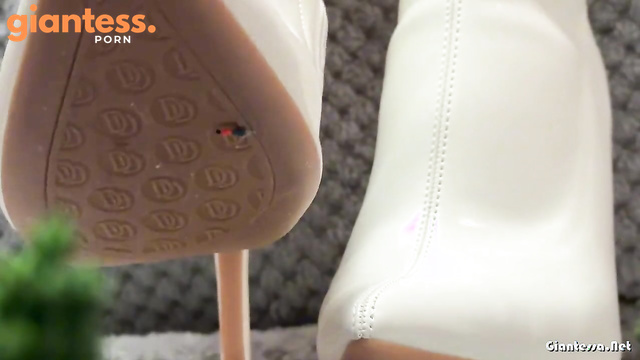 Chinese Giantess - Toy City Is Crushed Under The White Goddess And Her High Heel Boots