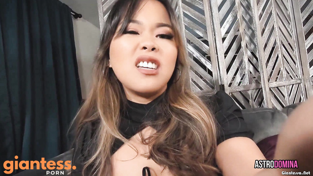 Astro Domina - How A Tiny's Christmas Wish Is To Worship A Giantess In A Leather Mini Skirt